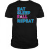 Eat Sleep Fall Repeat Video Game Guys Video Gamer T-Shirt