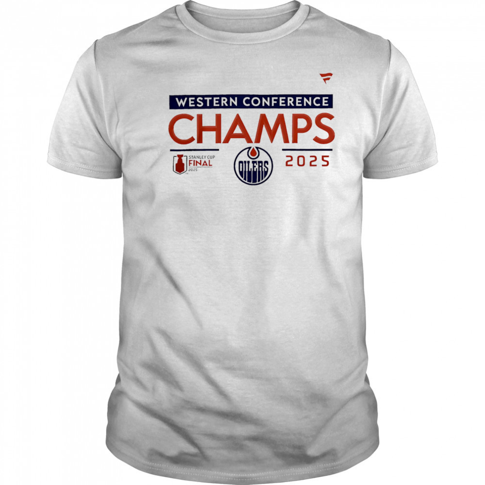 Edmonton Oilers 2025 Western Conference Finals Champions shirt