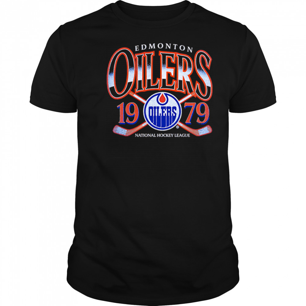 Edmonton Oilers Retro Cross Sticks 1979 shirt