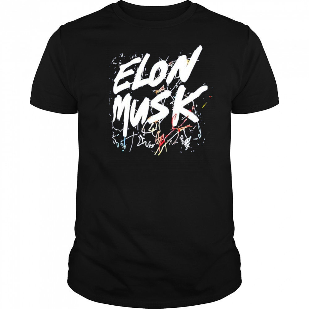 Elon Musk doodle shirt