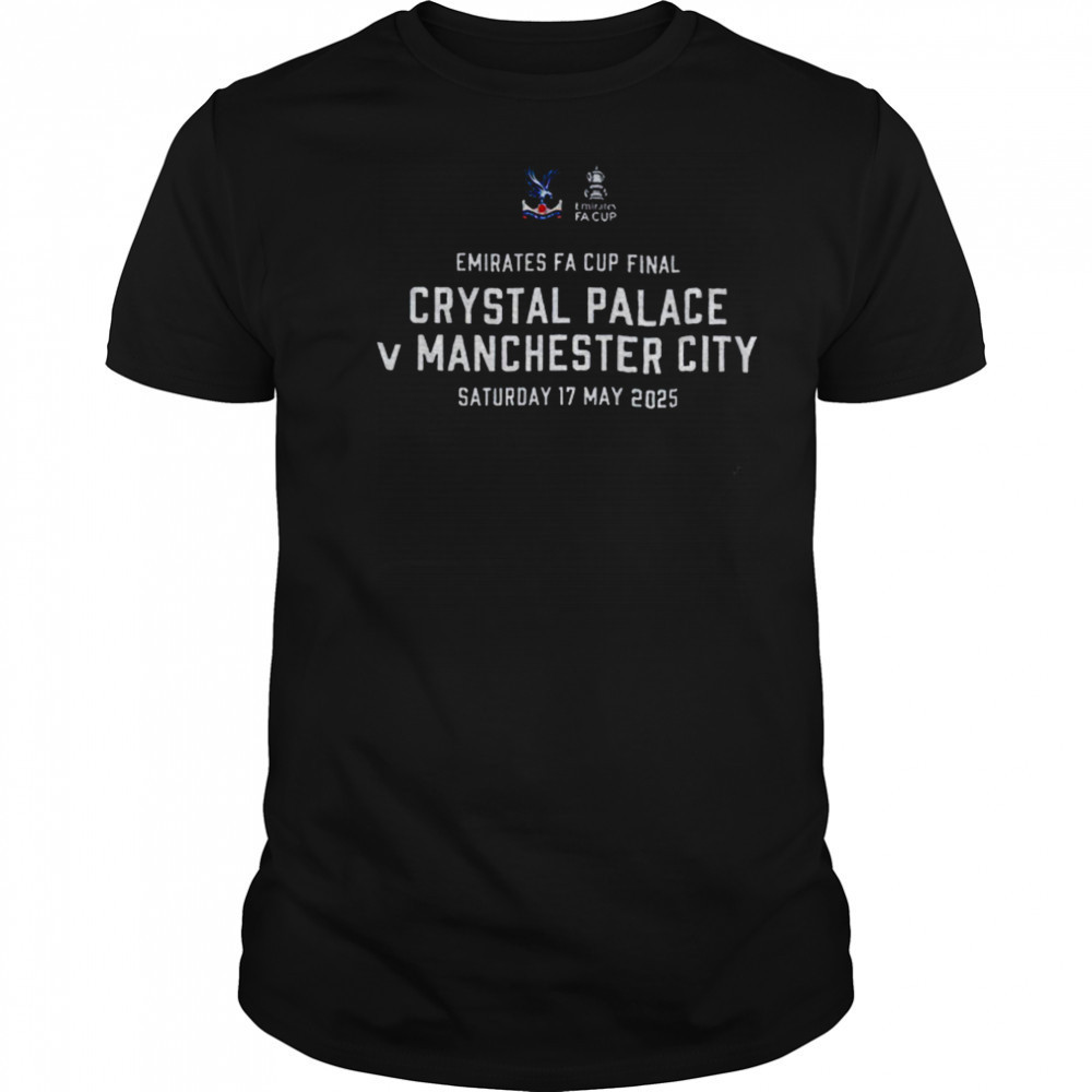 FA Cup Emirates Crystal Palace Final Saturday 17 May 2025 shirt