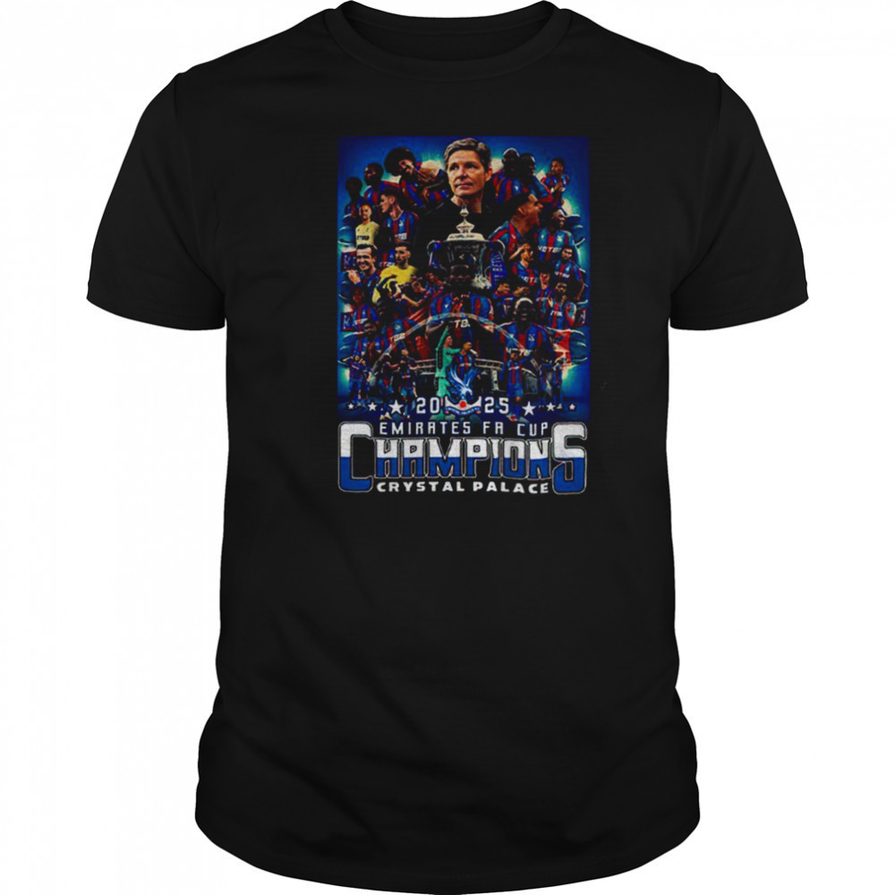 FA Cup Winners Crystal Palace Football Club players 2025 shirt