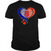 Fingerprint heart it’s in my DNA Syracuse Orange shirt