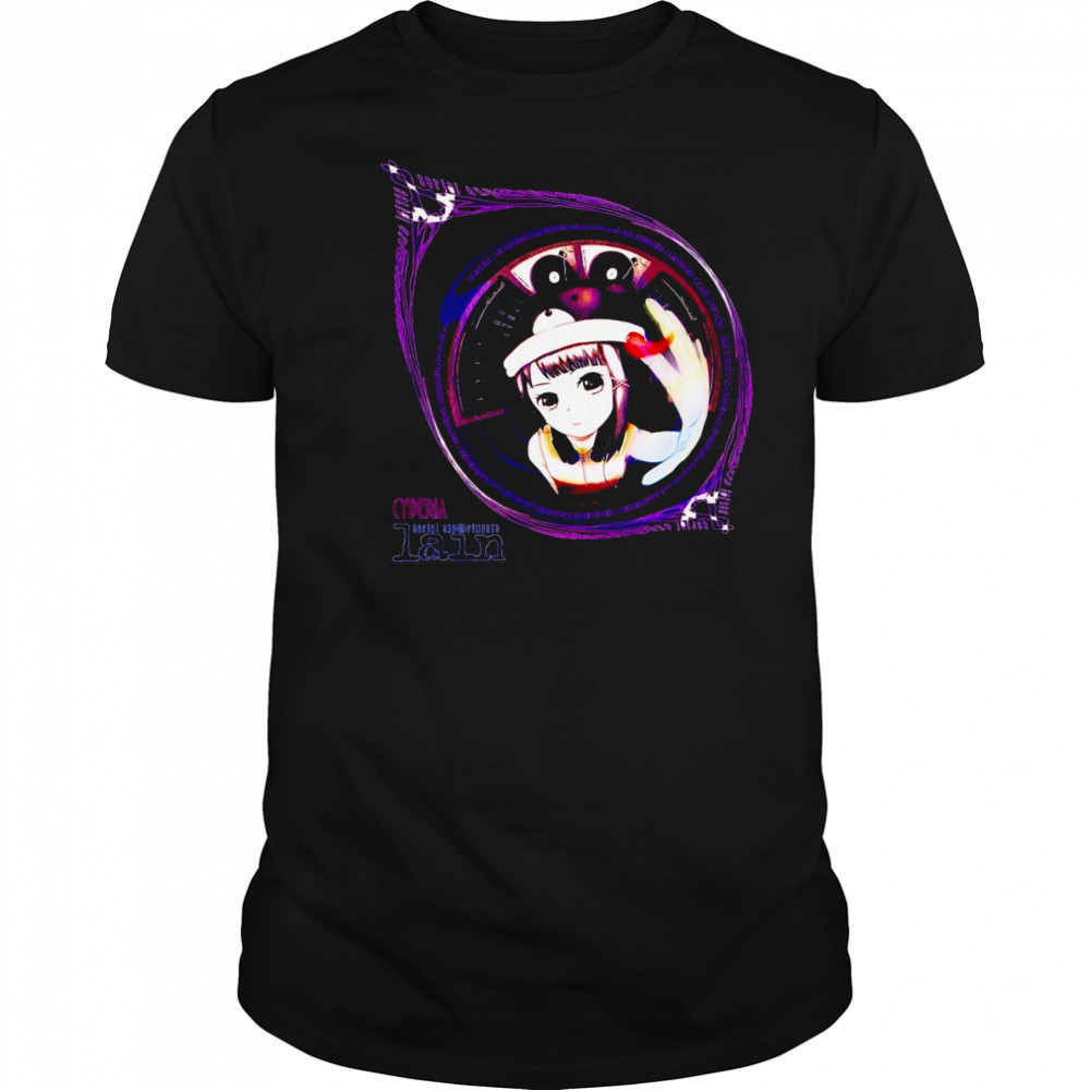 Fisheye Cyberia Serial Experiments Lain shirt