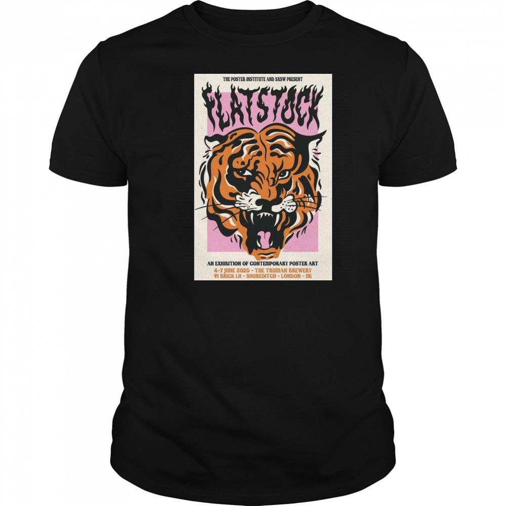 Flatstock The Truman Brewery London UK June 4-7 2025 Concert t-shirt