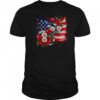 Floral Flag American Flag 4th Of July America Patriotic shirt