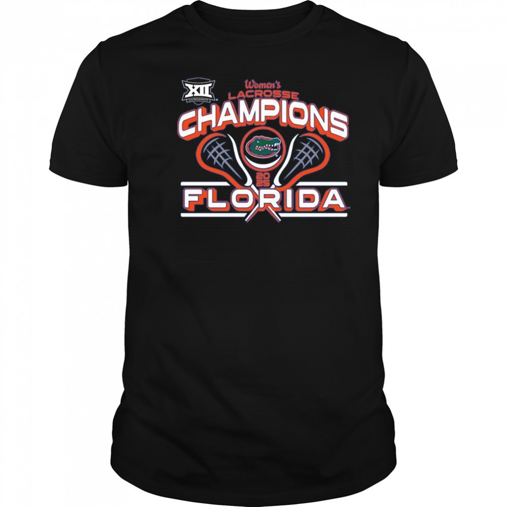 Florida Gators 2025 Big 12 Women’s Lacrosse Conference Tournament Champions Shirt