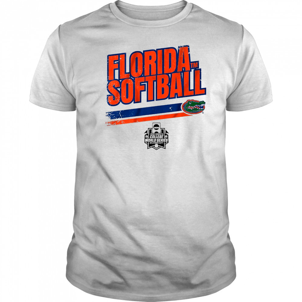 Florida Gators Softball Women’s College World Series Stripe NCAA 2025 t-shirt