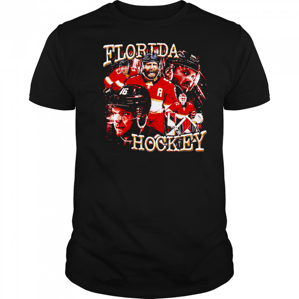 Florida Hockey Grunge graphic retro shirt