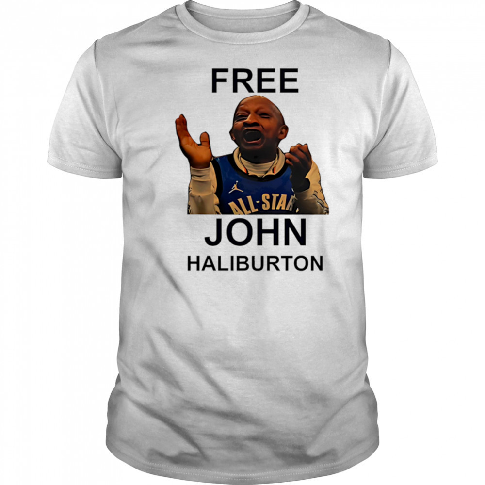 Free John Haliburton shirt