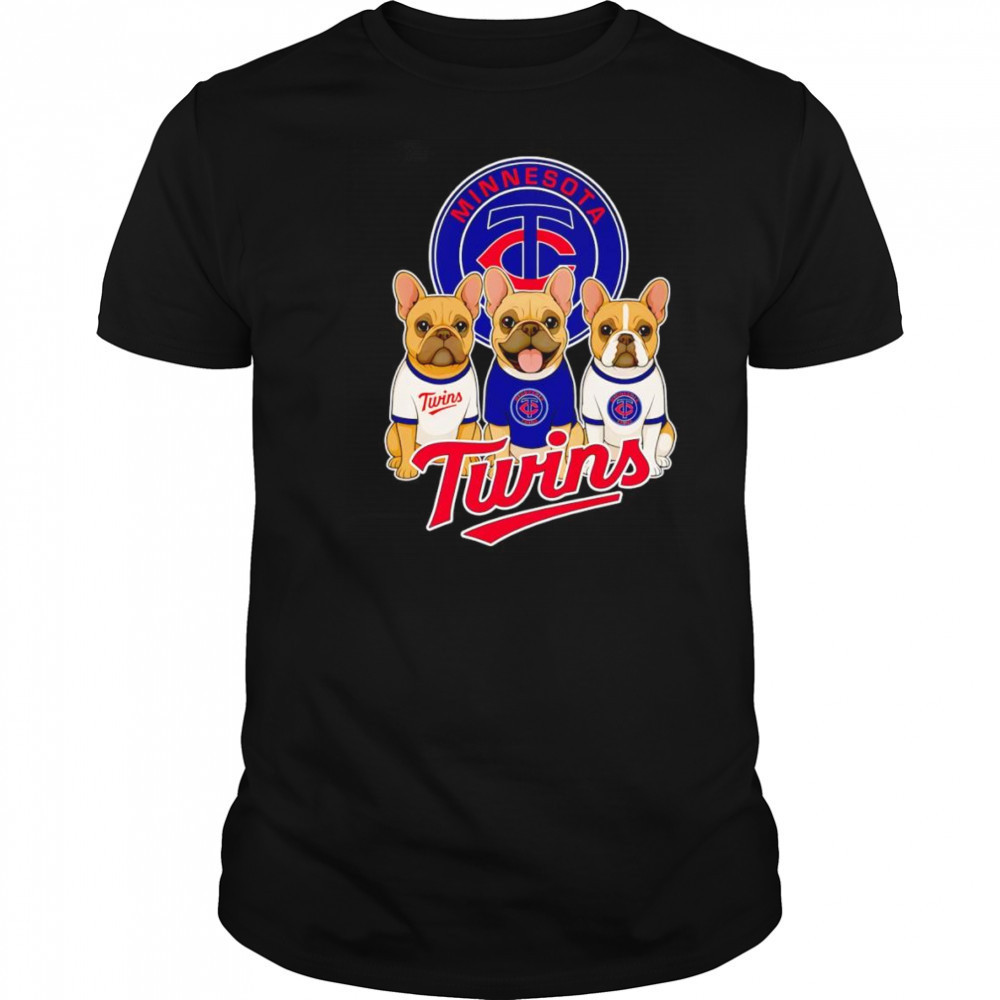 French Bulldog Minnesota Twins shirt