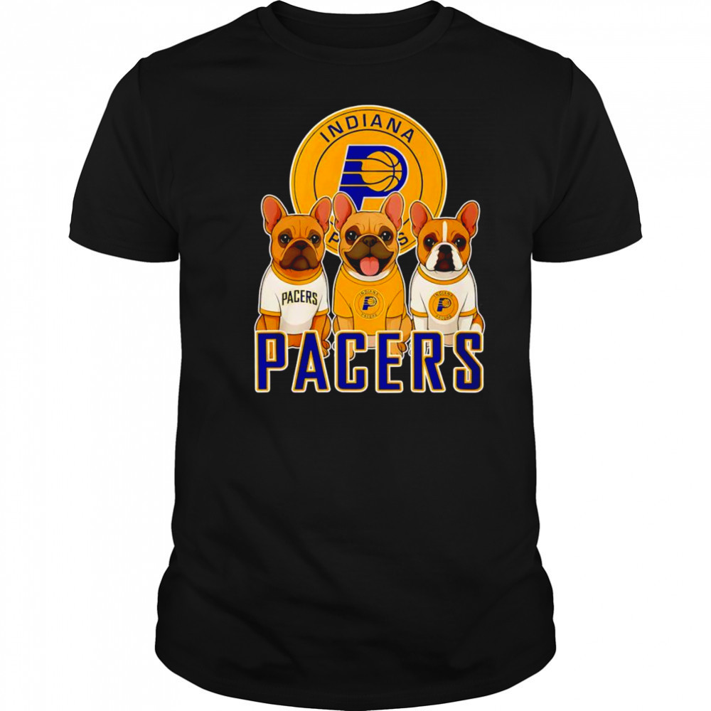 French Bulldogs Indiana Pacers shirt