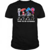 Friends Detroit sports legends Tigers Red Wings Lions Pistons thank you for the memories shirt