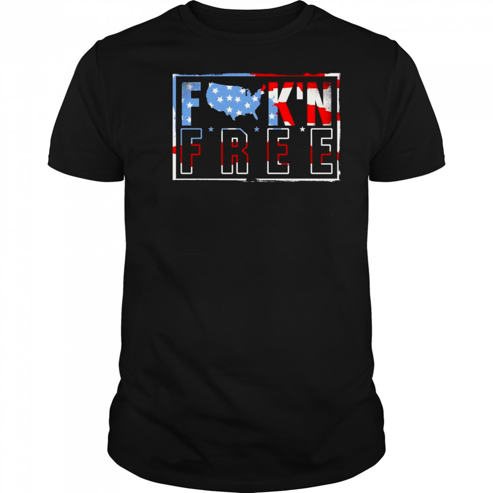 Fuckin’ free American flag shirt