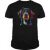 German Shorthaired Pointer Dog Colorful Face Dog Lover Men Women shirt