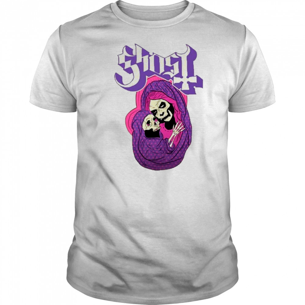 Ghost She Is The Light The Warmth The Power Without Her I Am Lost Hail Mom Painting t-shirt