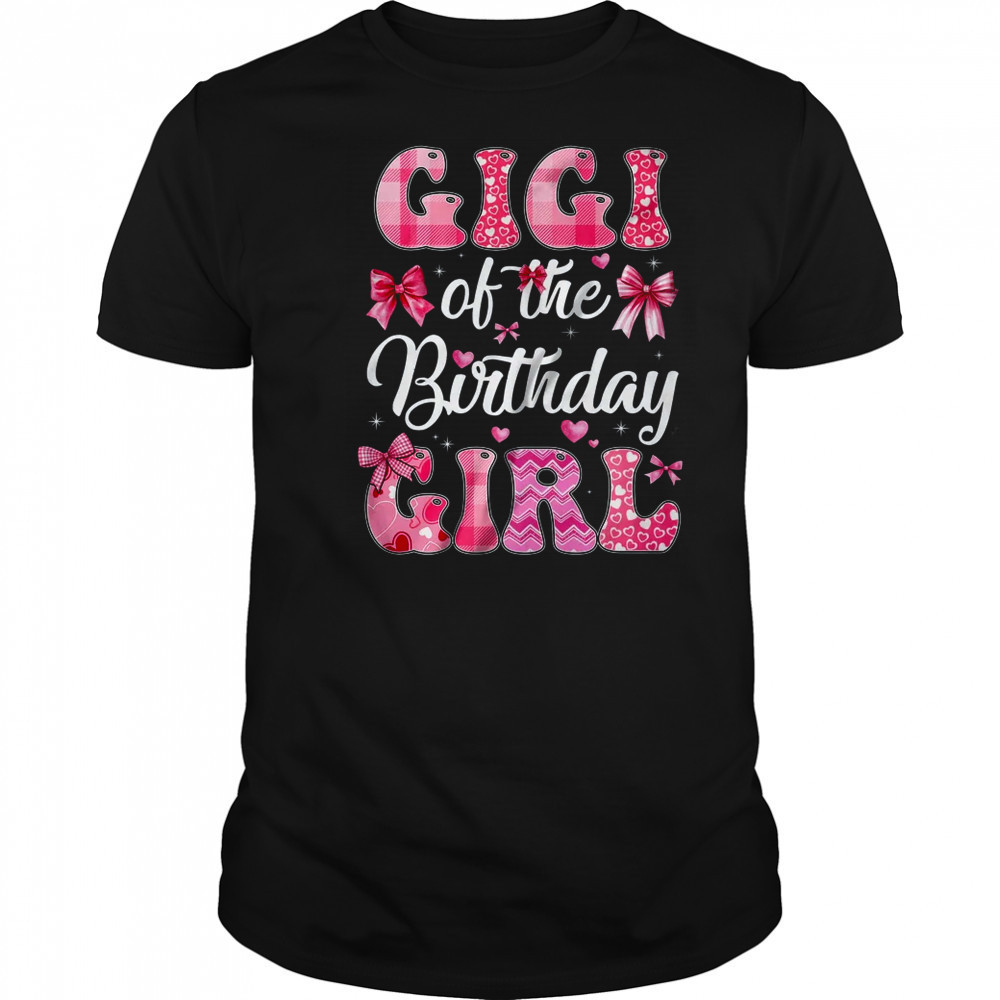 Gigi Of The Birthday Girl Family Pink Coquette Bow shirt