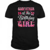 Godfather Of The Birthday Girl Family Pink Coquette Bow shirt