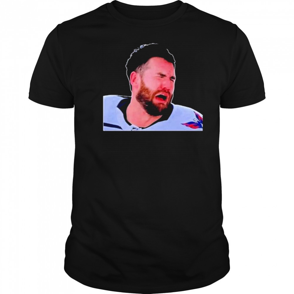 Grant Paulsen Wearing Tom Wilson Crying t-shirt