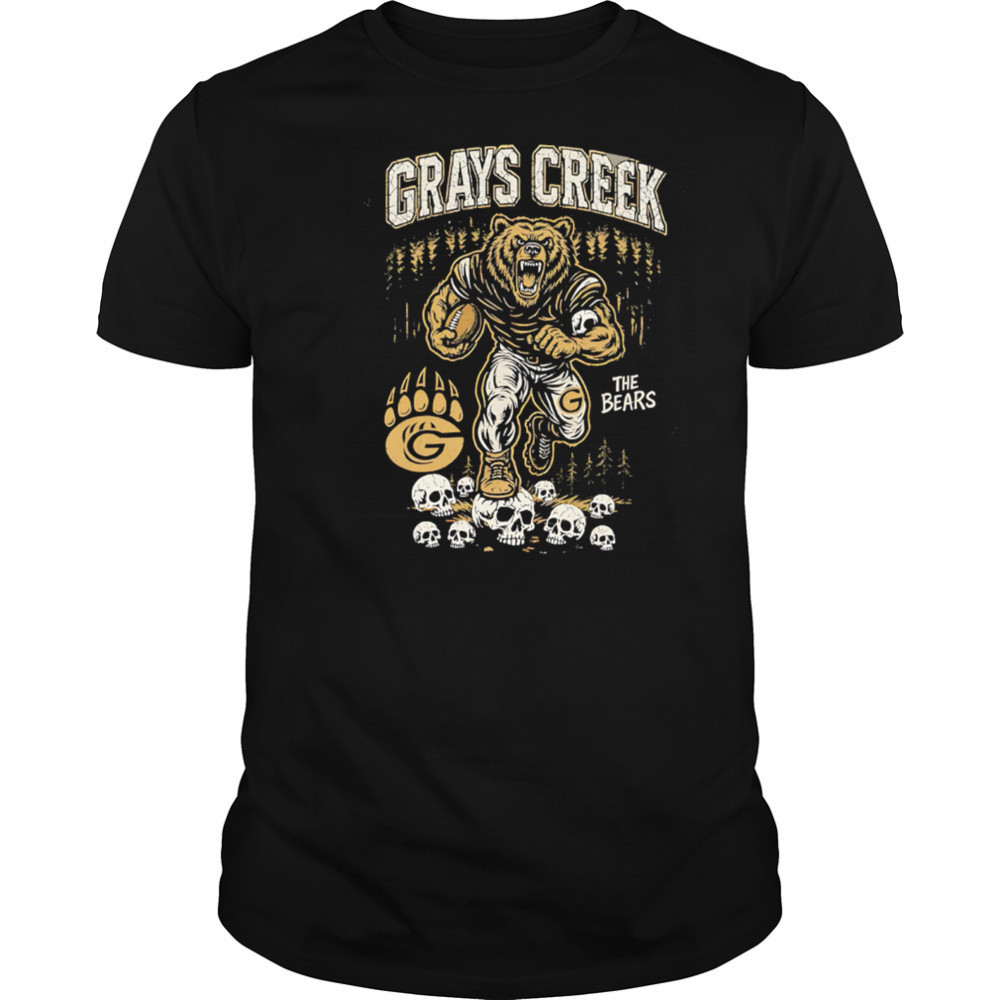 Grays Creek The Bears mascot NFL shirt