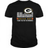 Green Bay Packers Thank You For The Memories Skyline Name Shirt