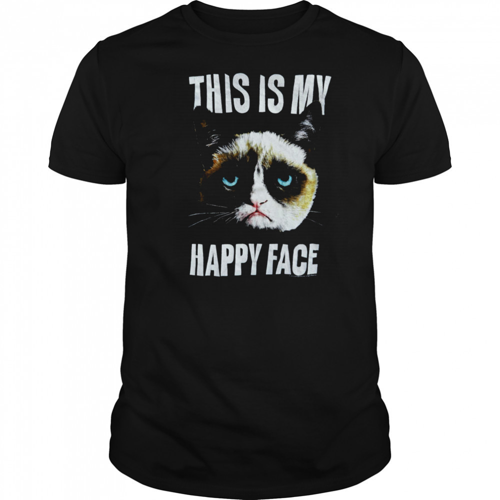 Grumpy Cat This is My Happy Face T Shirt
