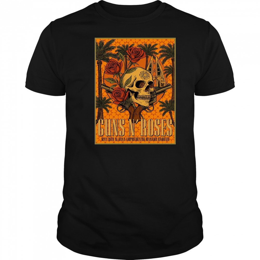 Guns N Roses Bahrain 2025 Al Dana Amphitheatre Manama Bahrain On May 20 2025 Shirt