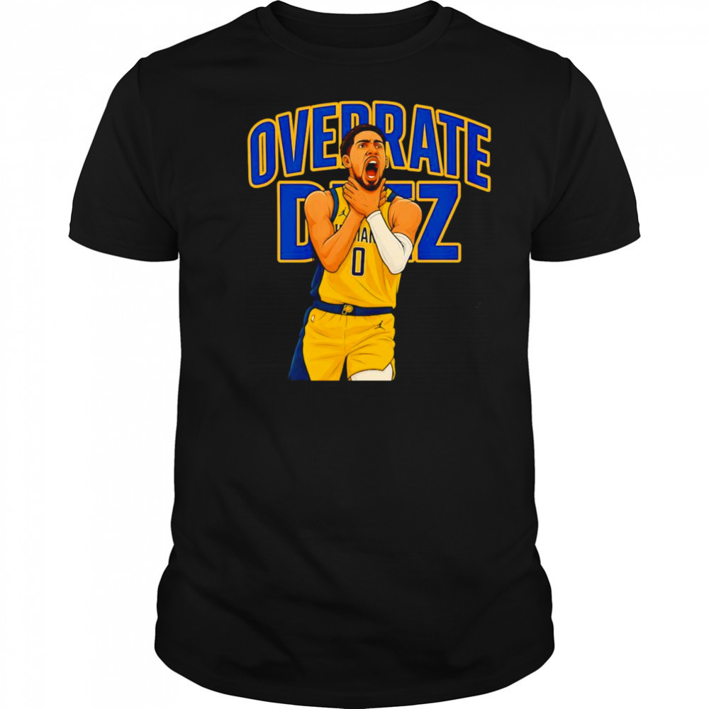 Haliburton Choke Overrate Deez shirt