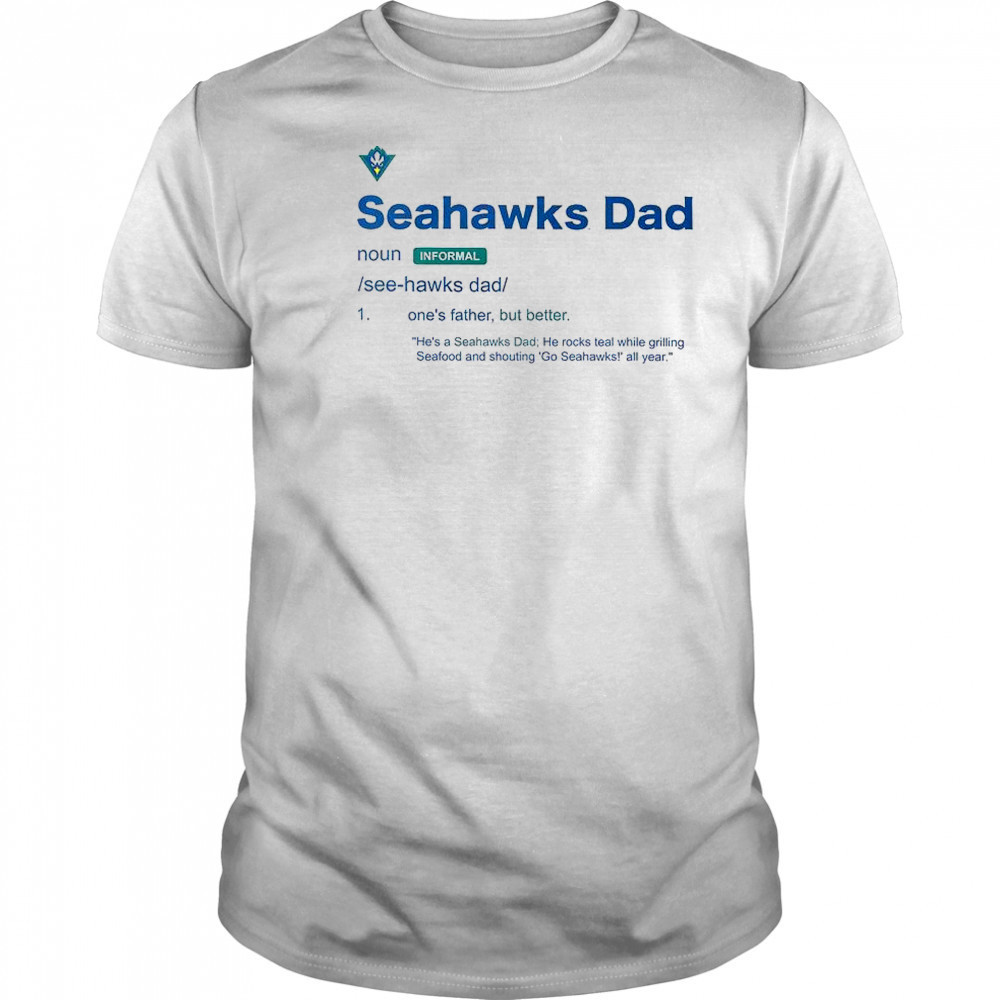 Happy UNC Wilmington Seahawks Dad Definition T-Shirt