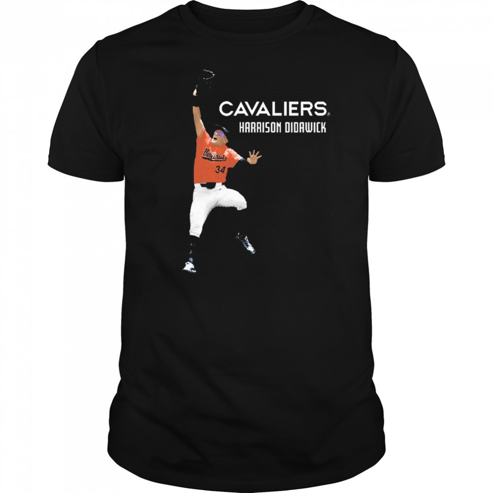 Harrison Didawick Virginia Cavaliers baseball NCAA Division I Portrait t-shirt