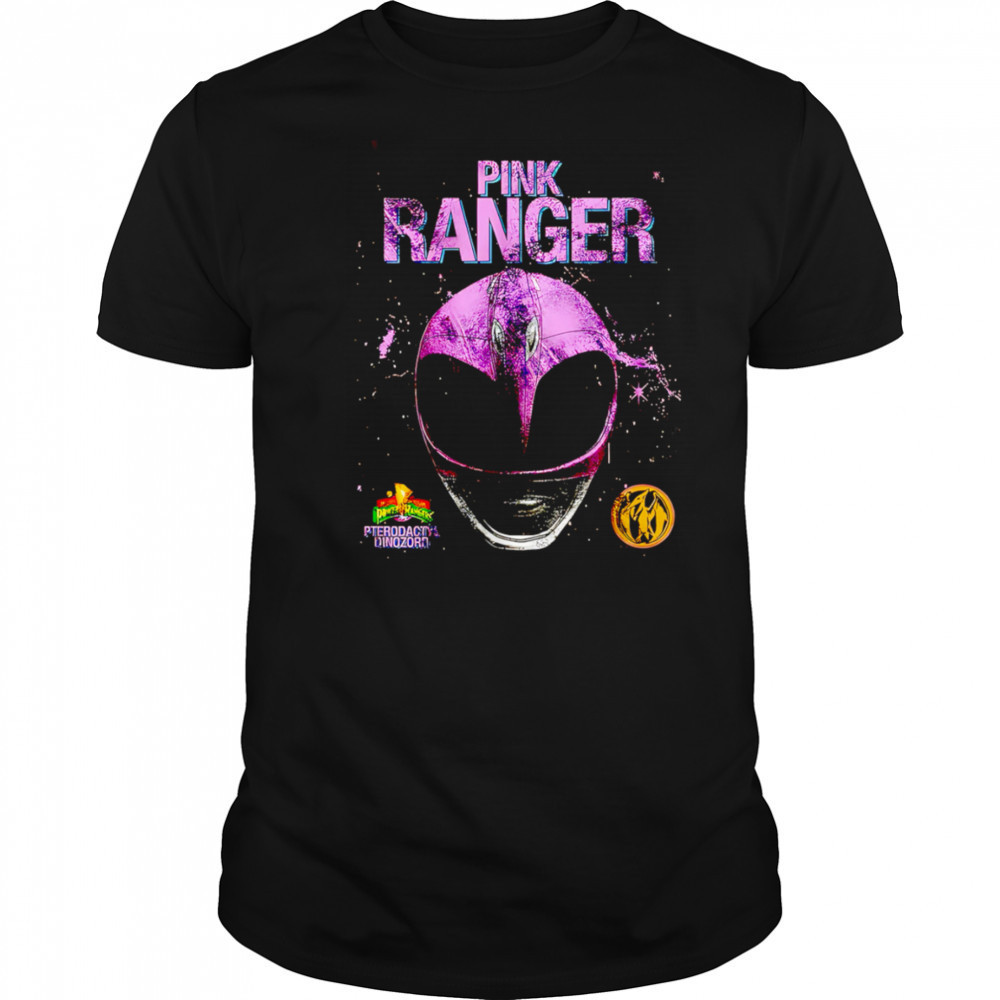 Head Pink Ranger retro shirt
