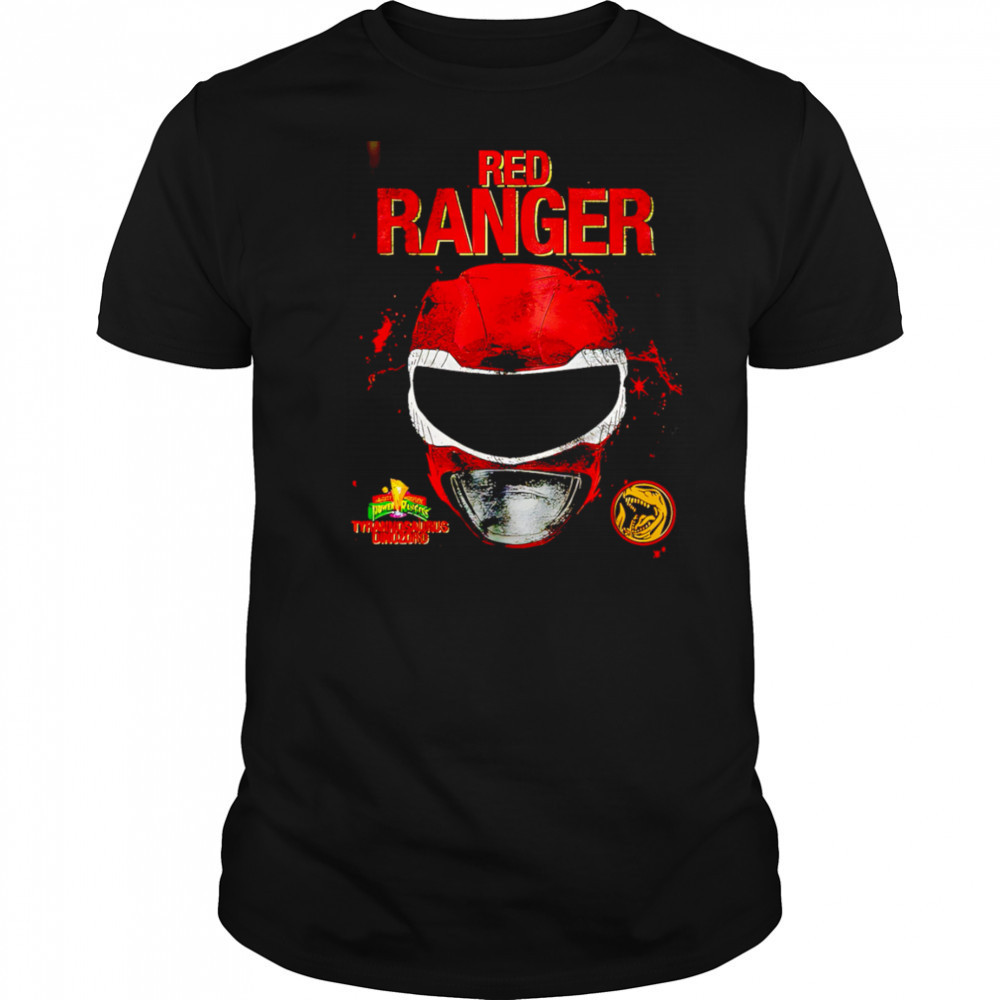 Head Red Ranger retro shirt