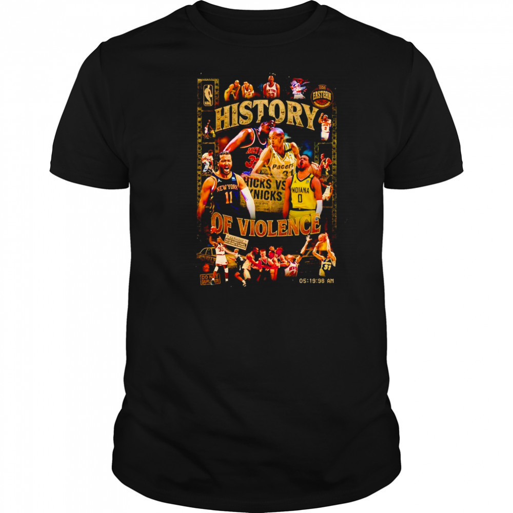 History of Violence New York Knicks shirt