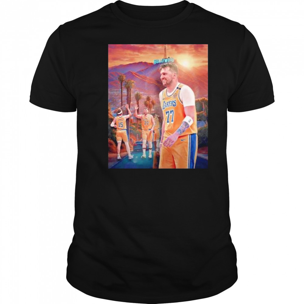 Hollywood Luka Doncic LA Lakers biggest trade in NBA history shirt