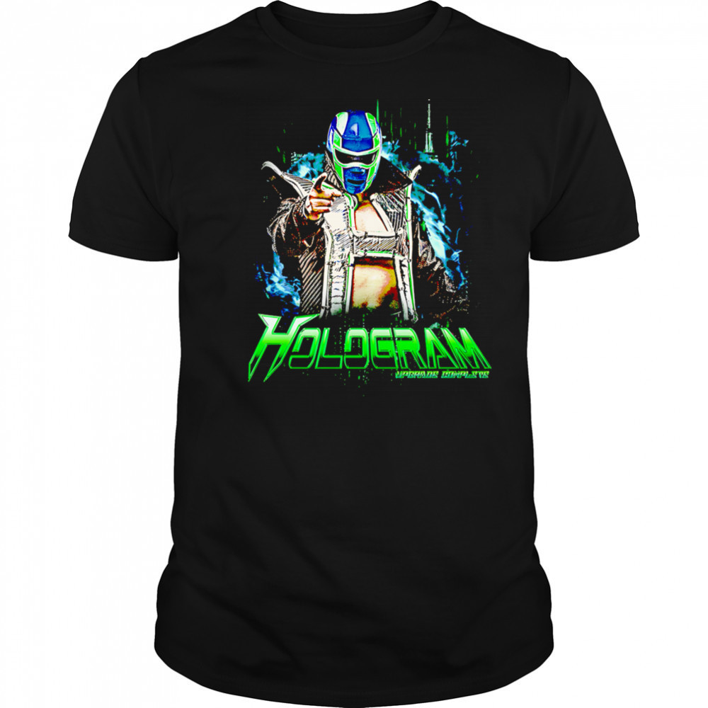Hologram Upgrade Complete graphic retro shirt