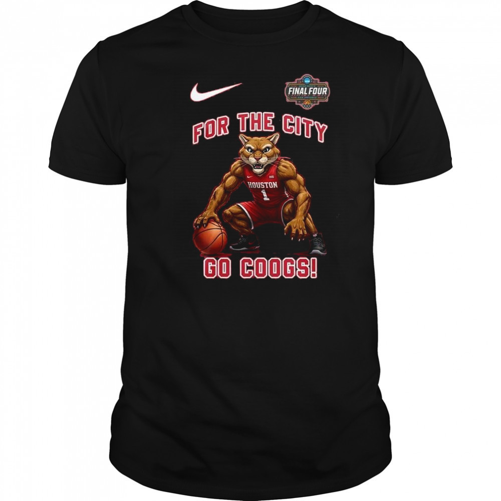 Houston Cougars For The City Go Coogs Men’s College Basketball Champions 2025 Shirt