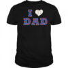 I heart dad Detroit Tigers shirt