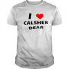 I love Calsher dear shirt
