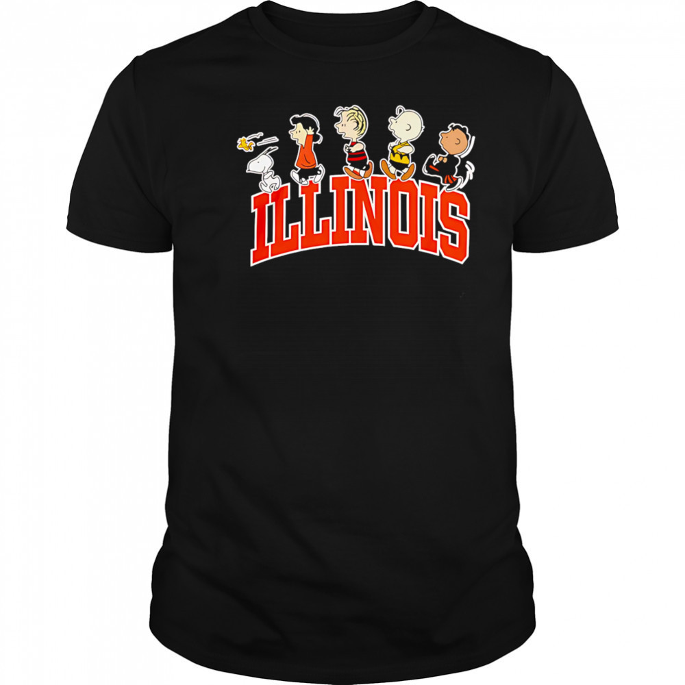Illinois Arch Snoopy shirt