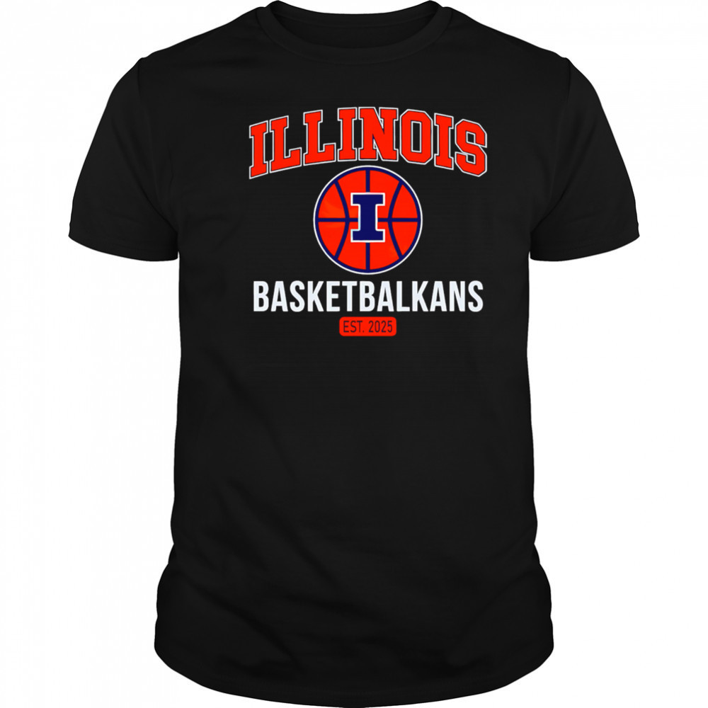 Illinois Urbana Champaign Basketball ét 2025 shirt