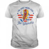 I’m Just Here For The Wieners 4th Of July Hot Dog T-Shirt