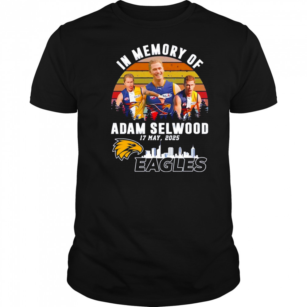 In memory of Adam Selwood 17 May 2025 Eagles shirt