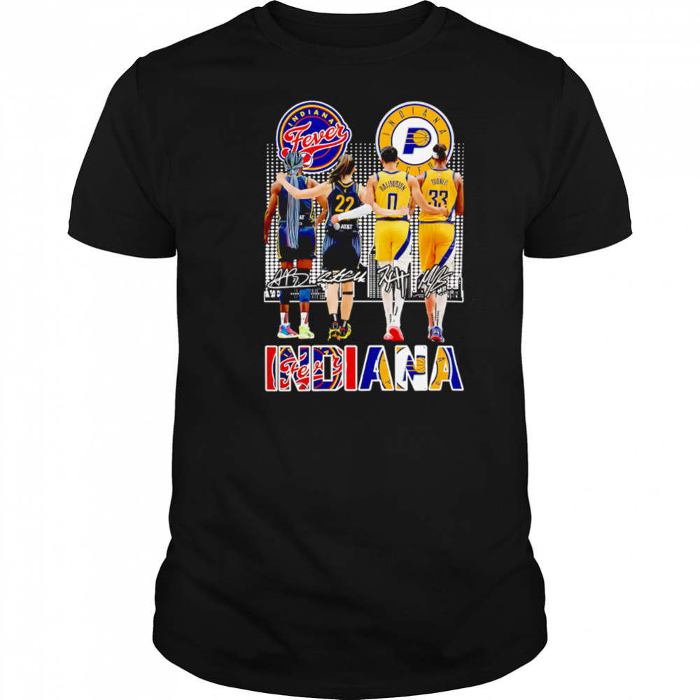 Indiana Fever and Indiana Pacers Signatures shirt