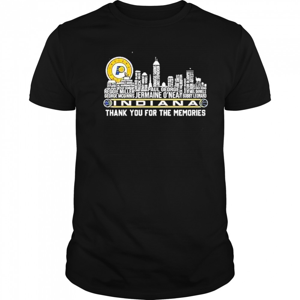 Indiana Pacers Thank You For The Memories Shirt