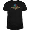 Indianapolis Motor Speedway Wing Wheel Flag Logo T-Shirt