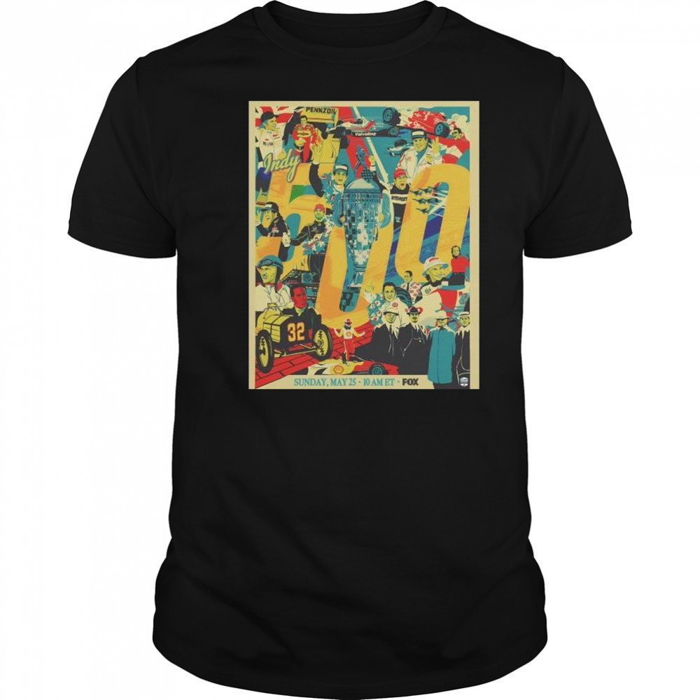 Indy 500 Sunday May 25 2025 Indianapolis Motor Speedway t-shirt