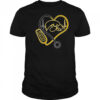 Iowa Hawkeyes Caring Hearts Nurses T-Shirt