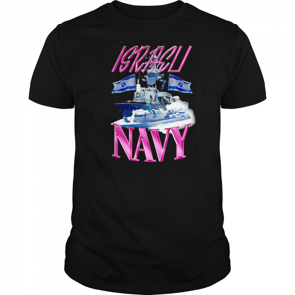 Israel Navy Boat Ship Flag shirt