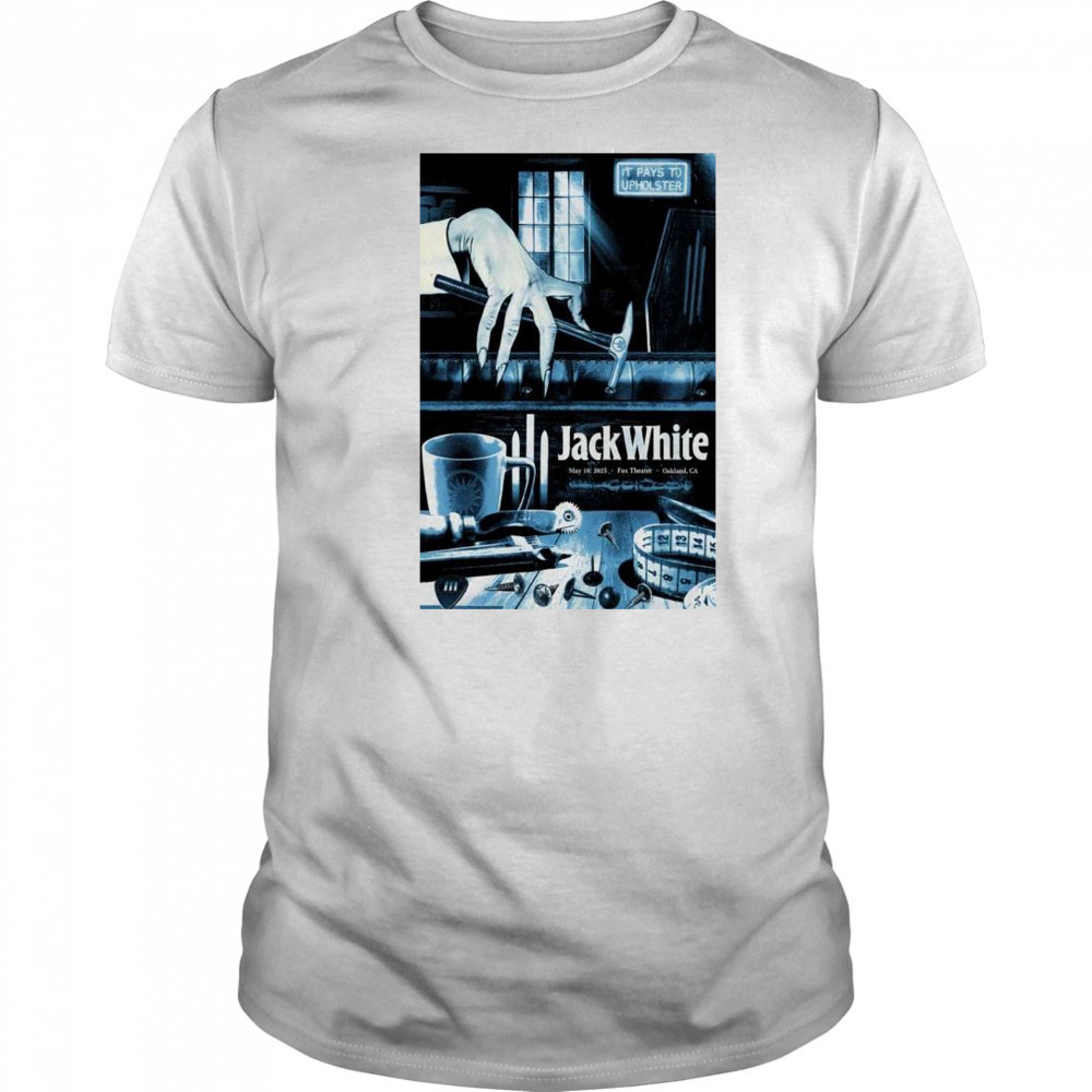 Jack White At Fox Theater In Oakland CA On May 16 2025 Concert t-shirt