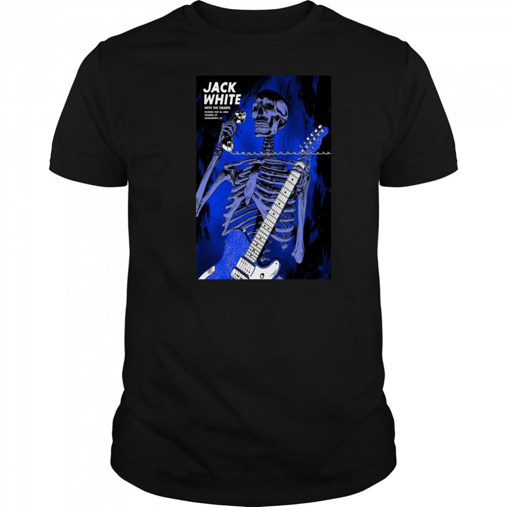 Jack White Channel 24 Sacramento, CA May 26 2025 Concert Shirt